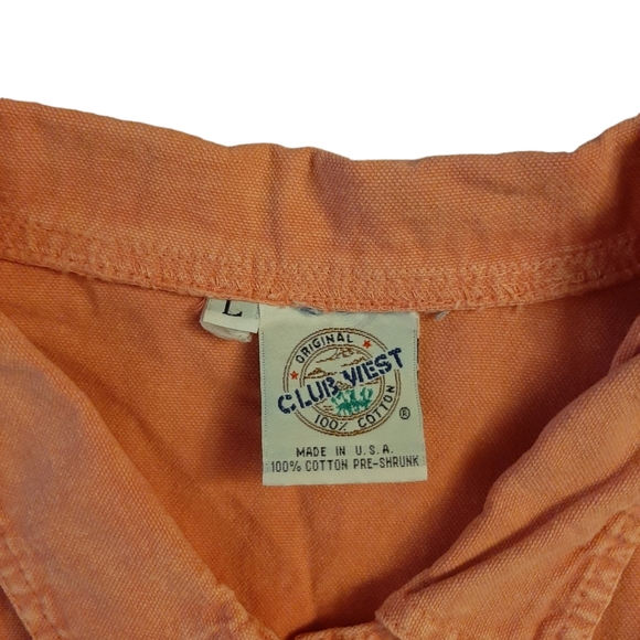 Club West Pink Denim Button Up Size Large - Picture 3 of 3